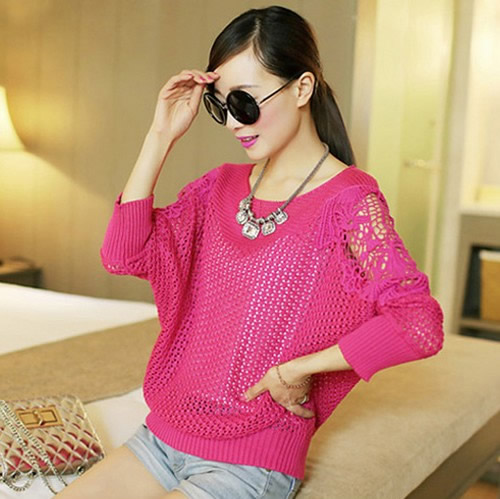 【镂空罩衫】镂空针织衫罩衫你穿的罩衫都不完美（图）