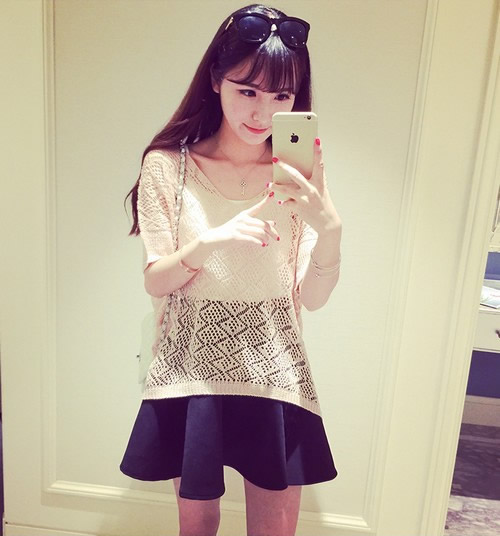 【镂空罩衫】镂空针织衫罩衫你穿的罩衫都不完美（图）