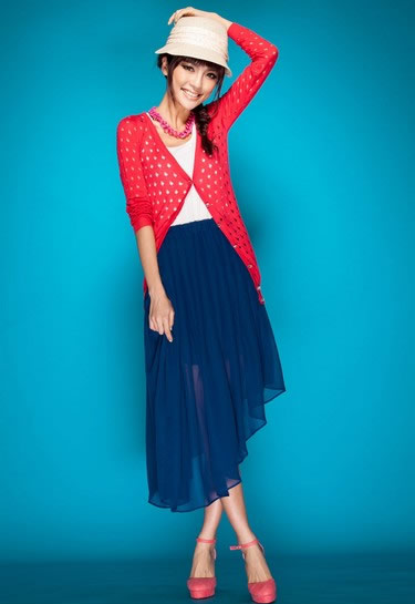 镂空针织衫怎么搭配好看 镂空针织衫搭配图片示范