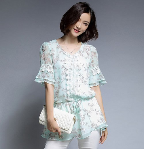 显瘦荷叶边衬衣:无龄感轻松制造带你美翻天(图) 显瘦荷叶边衬衣:无龄感轻松制造带你美翻天(图)
