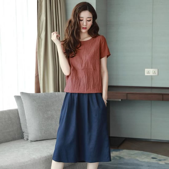 5款流行简约棉麻套装:女人遮肉显瘦清凉一夏(图) 5款流行简约棉麻套装:女人遮肉显瘦清凉一夏(图)