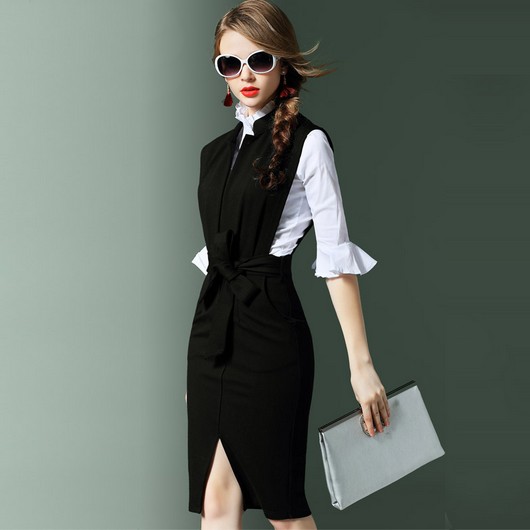 职场女子着装：职场着装为胜利打扮穿衣推荐