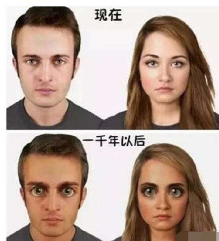 1000年以后的男女长相 实在太吓人了!