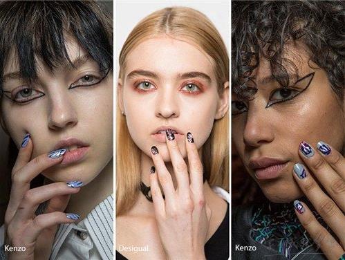 2017美甲图片最新款型：美甲图片2017款式时尚欣赏