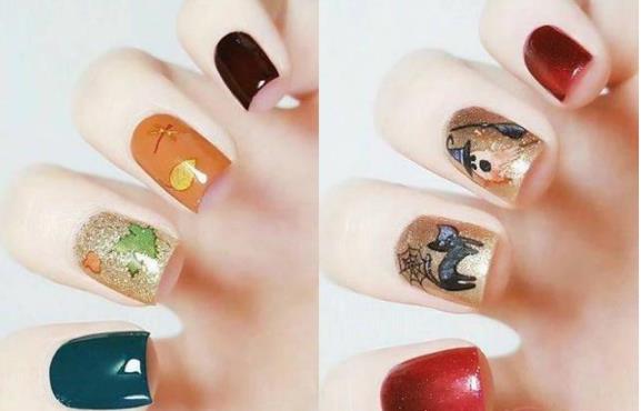 2017美甲图片最新款型：美甲图片2017款式时尚欣赏