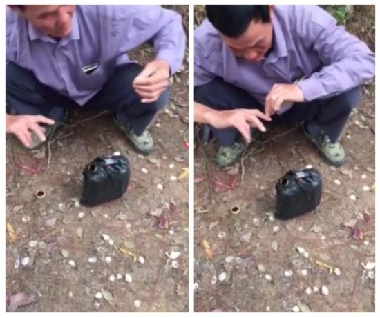 大叔被蛇咬伤后:竟这样自救（图）