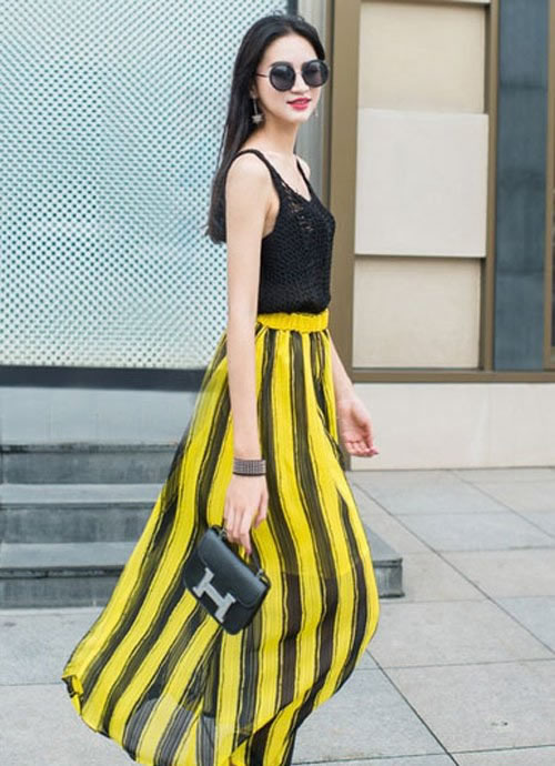 夏日流行半身长裙款式推荐：女神气质显瘦又显高