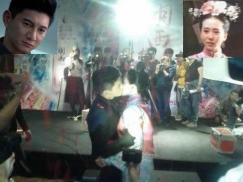 吴奇隆与刘诗诗的吻照：大方亲吻照曝光