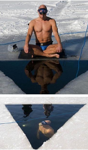 憋气世界纪录：水下憋气22分钟世界纪录【现场图】