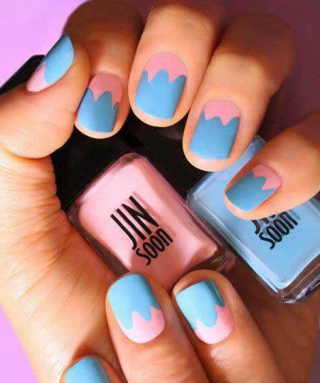 最新美甲图片2017款式：时尚美甲真的超好看