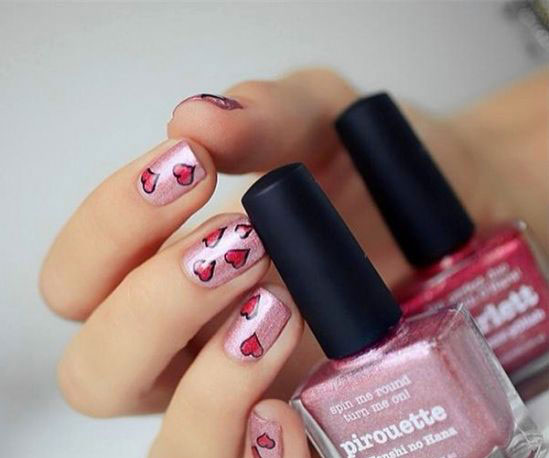 2017韩式美甲图片：韩式清新2017美甲图片