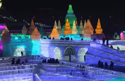 2018哈尔滨冰雪大世界什么时候开灯：正式营业时间表