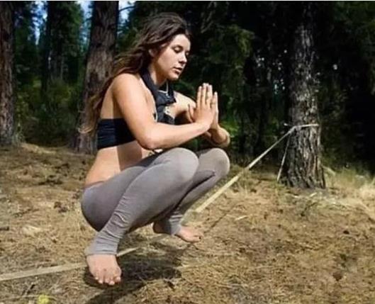 妹子这是练的什么功