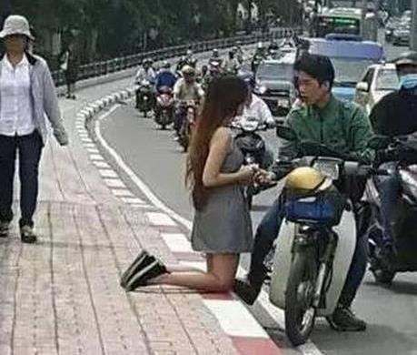 妹子到底做错了什么，小伙子你就原谅她吧