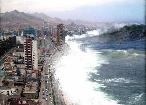 世界上最大的海啸:智利大海啸肆虐整个太平洋沿岸