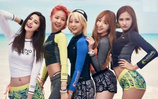 2017年最新十大韩国女子组合排名第10名:exid
