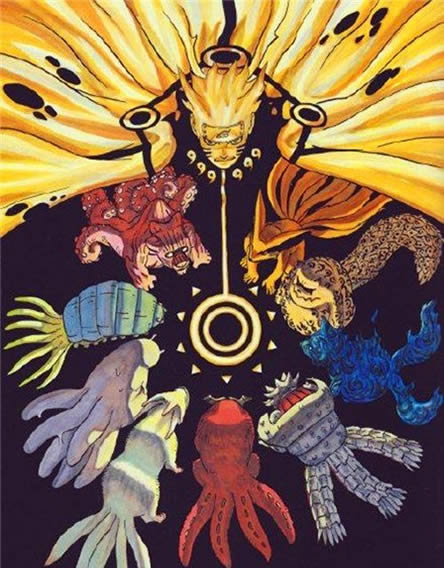 尾兽实力排名：火影忍者尾兽实力排名四尾孙悟空最弱