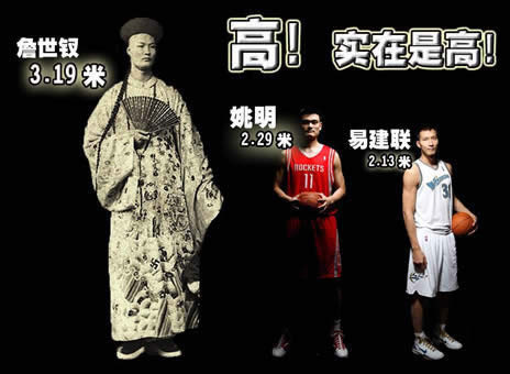 世界第一高人：世界第一巨人和高人的差距（图解）