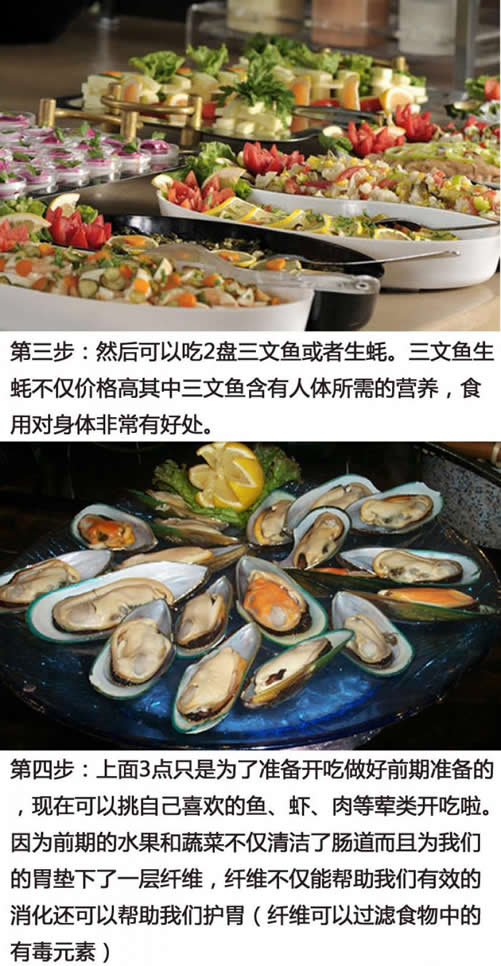 教你吃自助餐的正确方式：吃货看过来（图文解析）