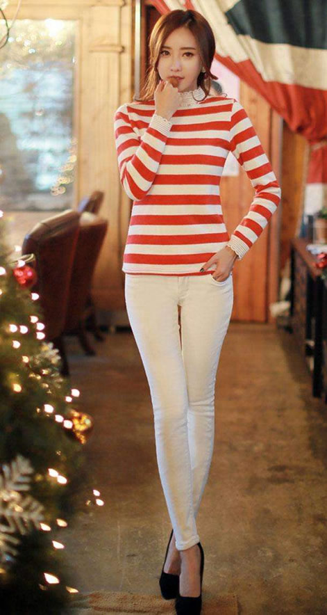 时尚紧身裤搭配:惹眼又简单干净还增添女人亮点 时尚紧身裤搭配:惹眼又简单干净还增添女人亮点