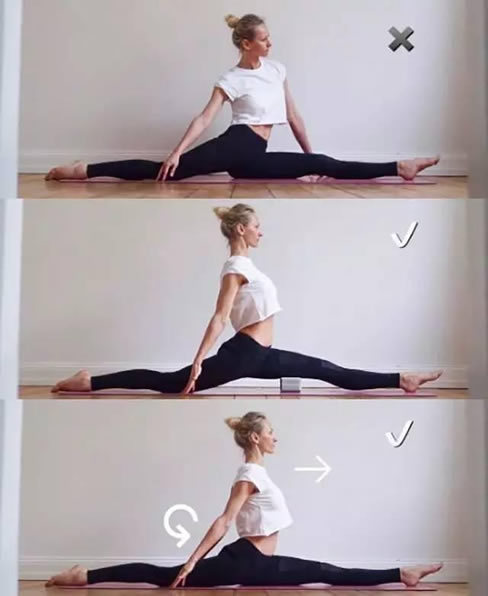 瑜伽体式标准图解：9个经常容易做错的瑜伽体式