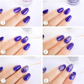 纯色美甲图片：推荐几款简单的新娘美甲图片欣赏