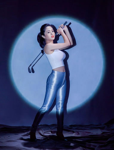 苍井空拍高尔夫大片：最后一张照片不容错过（图）