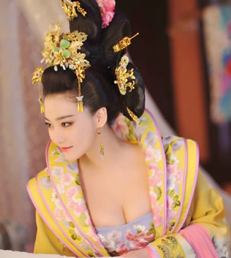 武媚娘传奇内部剧照曝光：众女星爆胸部照（图）