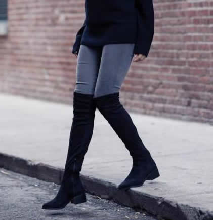 女人这样穿衣冬天一定不会腿冷