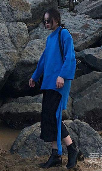 穿腻了甜美风?14款撞色搭配帅气过新年（组图）