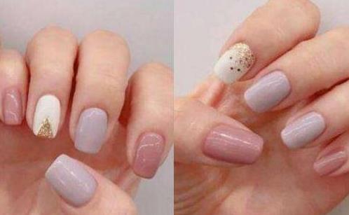 2018最新的小清新美甲款式图片：小清新美甲图片