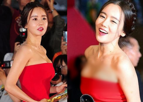 韩国女星走红毯：太大胆拼的就是好看（图）