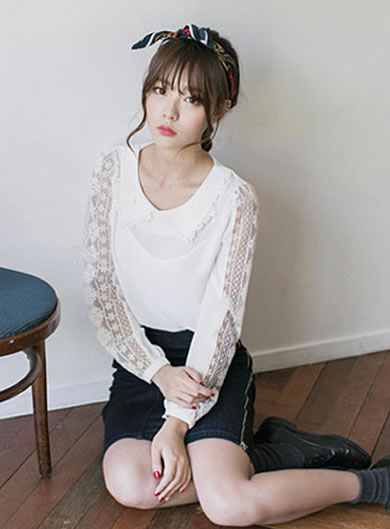 女士衬衫怎么搭配好看：女式长袖衬衫搭配效果