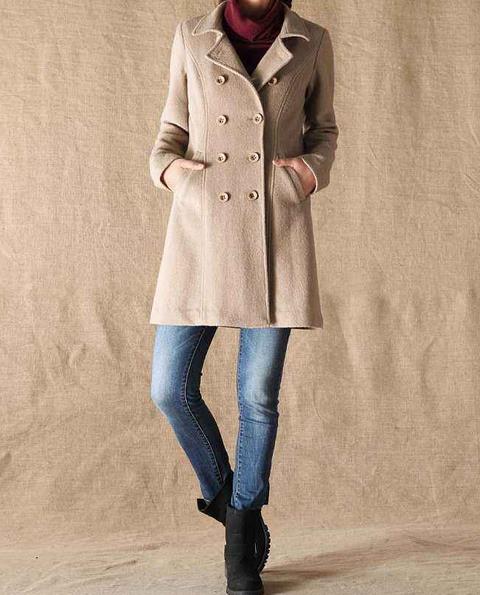 卡其色毛呢大衣如何搭配 2018毛呢大衣搭配方法