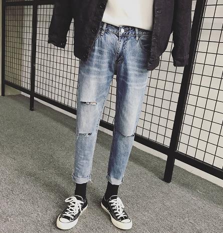 教你如何穿出大长腿：九分裤真的好看又好穿