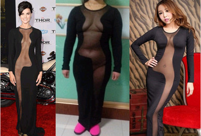 最经典买家秀与卖家秀上演：买时兴奋穿上郁闷（图）