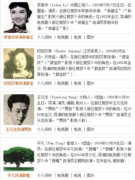 新红楼梦演员表:新红楼梦演员大全详细介绍 新红楼梦演员表:新红楼梦演员大全详细介绍