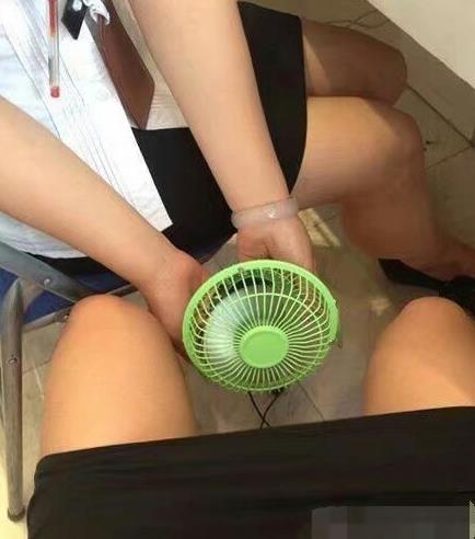 天气炎热，牛人想出的降温方法，一般人可不好意思用