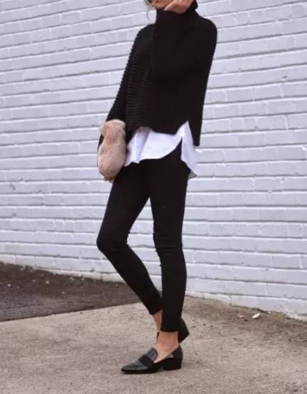 今年流行这样穿毛衣,不懂你就out了!（组图）