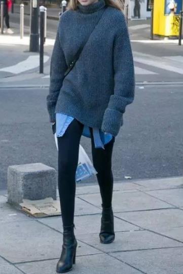 今年流行这样穿毛衣,不懂你就out了!（组图）