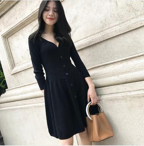 小个子女装春装2018新款显高连衣裙：穿出大长腿