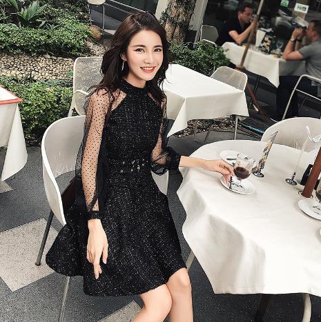 小个子女装春装2018新款显高连衣裙：穿出大长腿