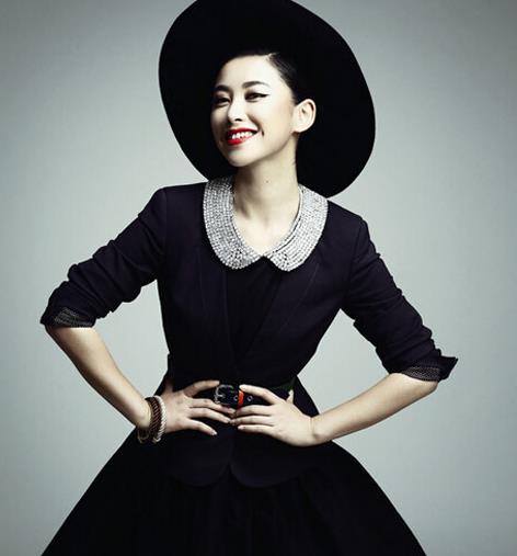 朱珠图片：朱珠被评全球最美脸蛋女星（图）