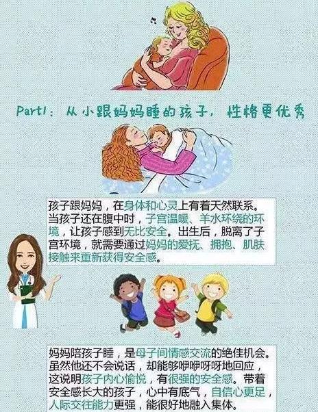 孩子应该跟谁睡?一张图看懂!（图文解读）