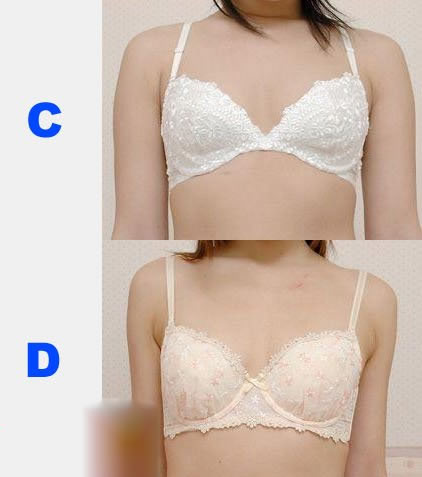 罩杯a到g真人罩杯大小示意图：A罩杯到H罩杯有多大