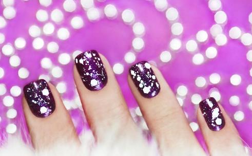 2018好看星空款式美甲图片：炫酷星空美甲神秘有帅气