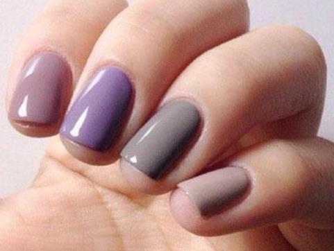 2018春季最流行的美甲图片：时尚简约春季美甲图片款式