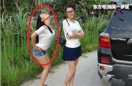 妹子不就是拍个照吗，你这姿势也太妖娆了吧