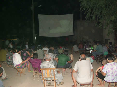 60年代农村露天电影：那些年农村看过的露天电影（图）