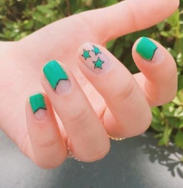 2018什么款式美甲图片比较流行,美甲图片2018新款式